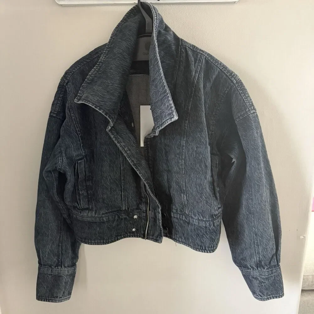 NWT Zara Z1975 Cropped Denim Jacket